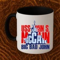 USS John S. McCain Big Bad John Coffee Mug thumb 2