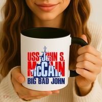 USS John S. McCain Big Bad John Coffee Mug thumb 3