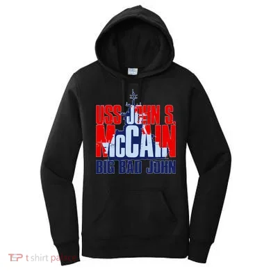 USS John S. McCain Big Bad John Women's Hoodie