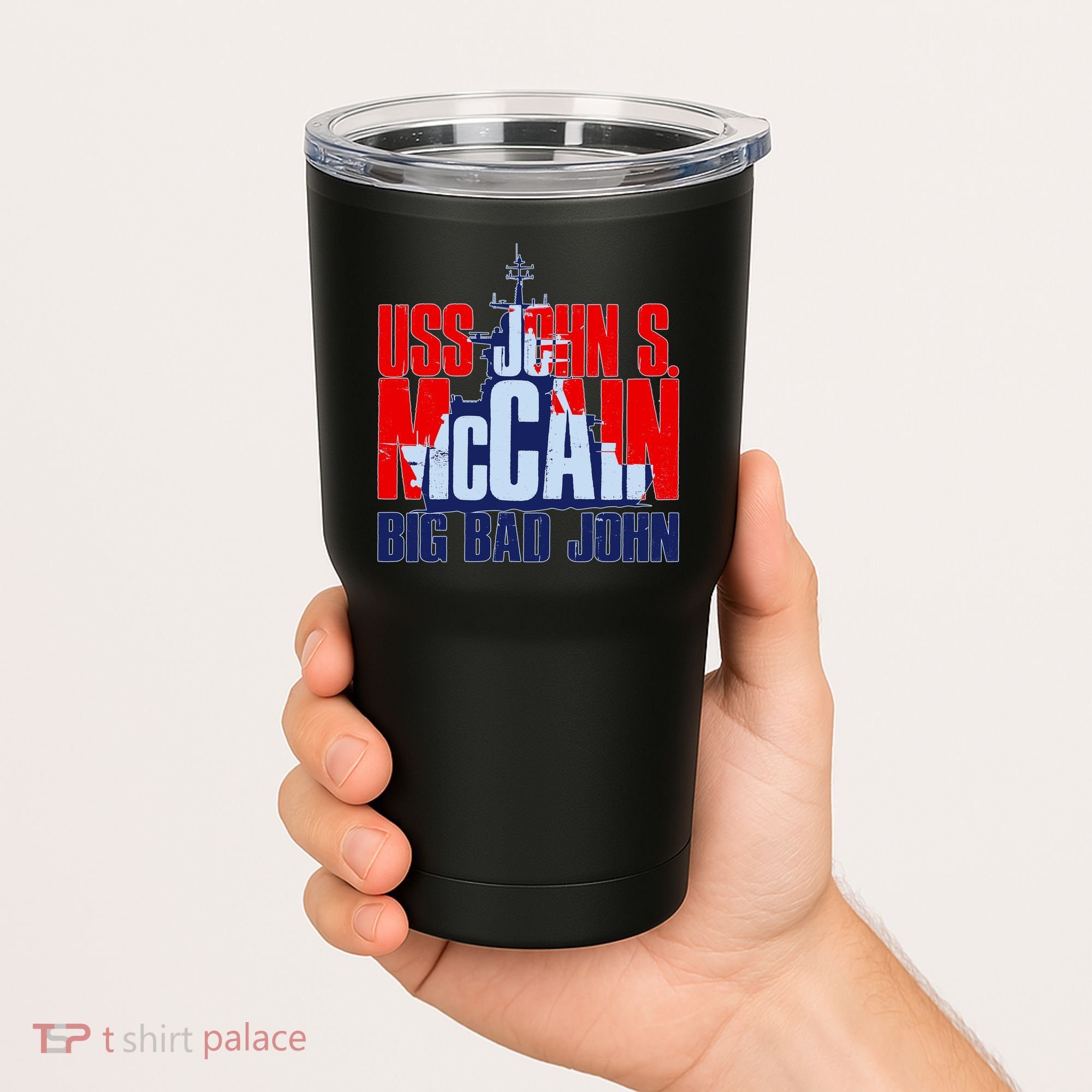 USS John S. McCain Big Bad John Tumbler