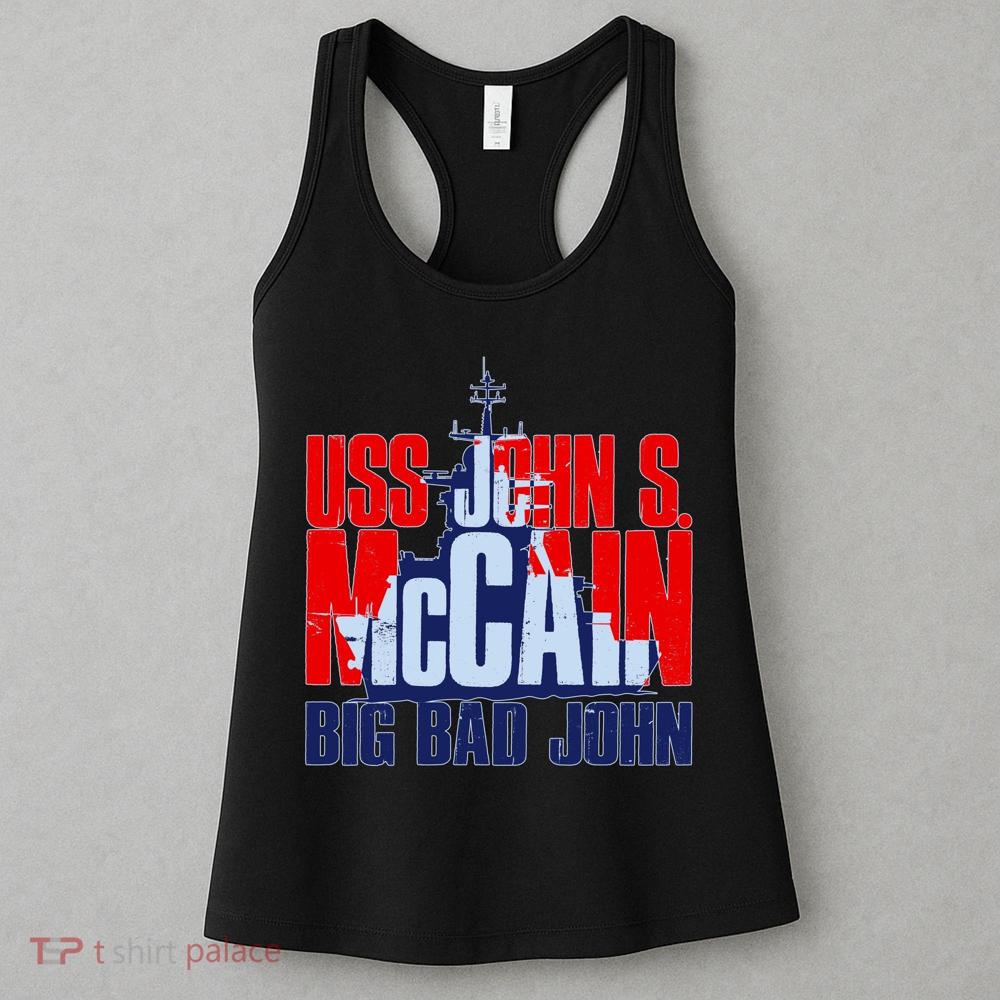 USS John S. McCain Big Bad John Women's Tank Top