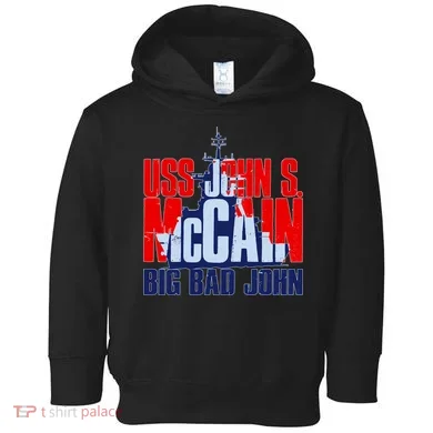 USS John S. McCain Big Bad John Toddler Hoodie