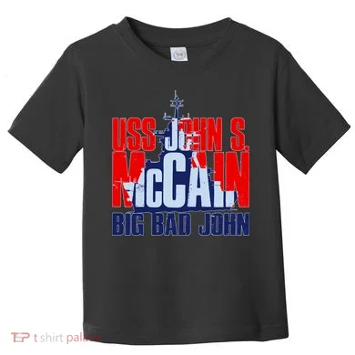 USS John S. McCain Big Bad John Toddler T-Shirt