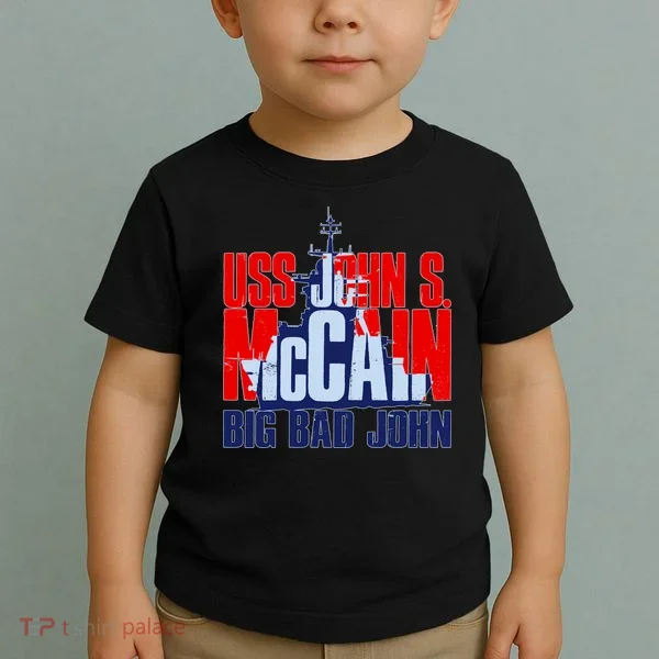 USS John S. McCain Big Bad John Toddler T-Shirt