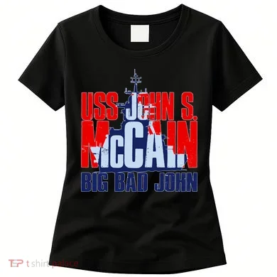 USS John S. McCain Big Bad John Women's T-Shirt