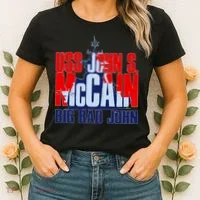 USS John S. McCain Big Bad John Women's T-Shirt thumb 2