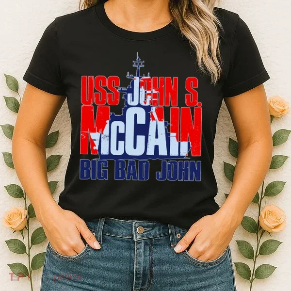 USS John S. McCain Big Bad John Women's T-Shirt