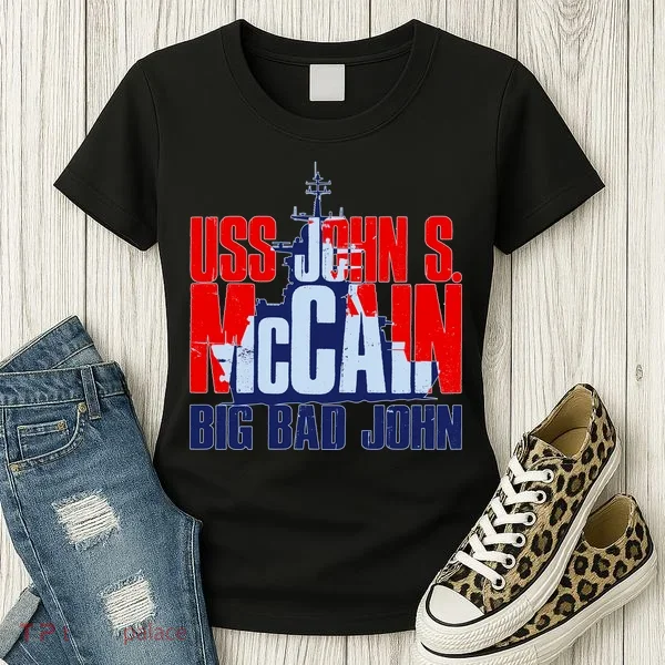 USS John S. McCain Big Bad John Women's T-Shirt