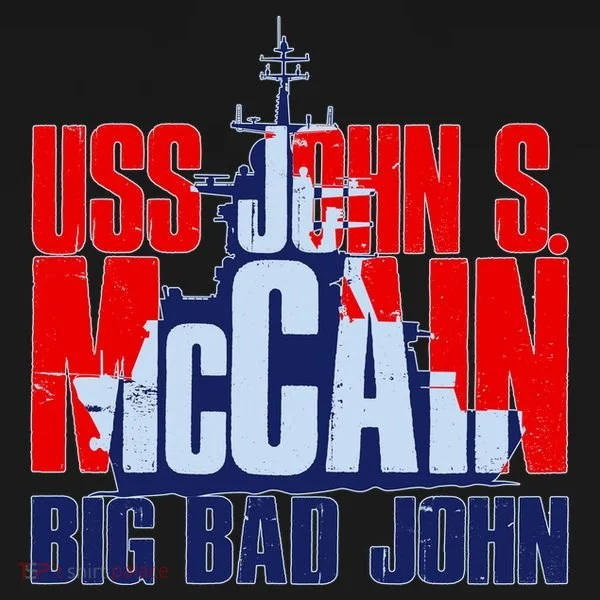 USS John S. McCain Big Bad John Women's T-Shirt