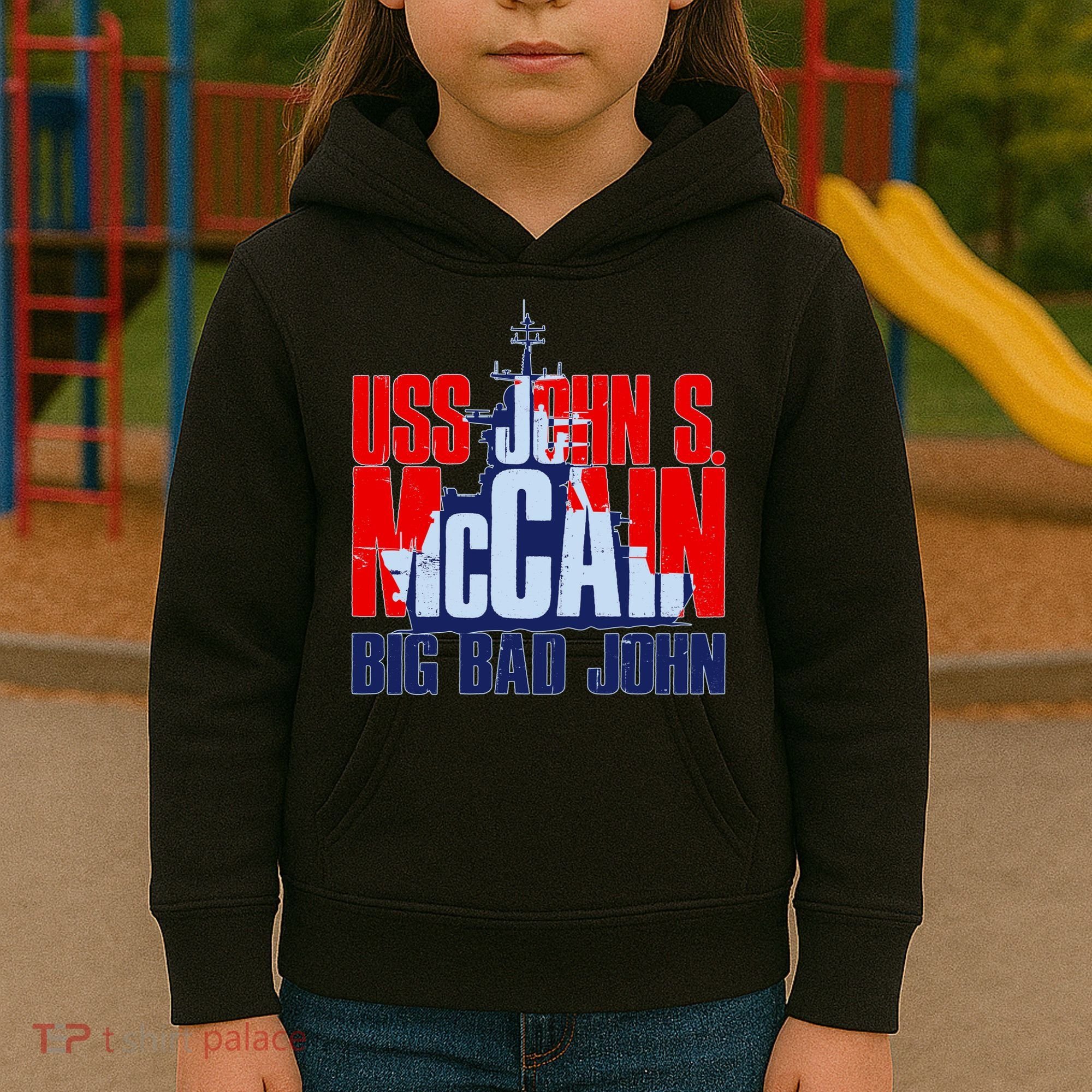 USS John S. McCain Big Bad John Kids Hoodie