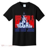 USS John S. McCain Big Bad John Kids T-Shirt thumb 0