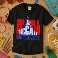 USS John S. McCain Big Bad John Kids T-Shirt thumb 3