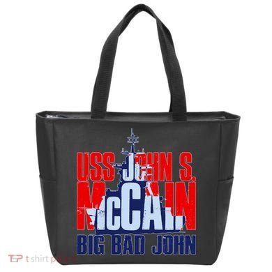 USS John S. McCain Big Bad John Tote Bag