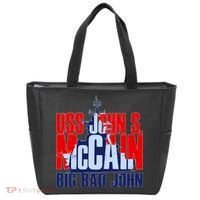 USS John S. McCain Big Bad John Tote Bag thumb 0
