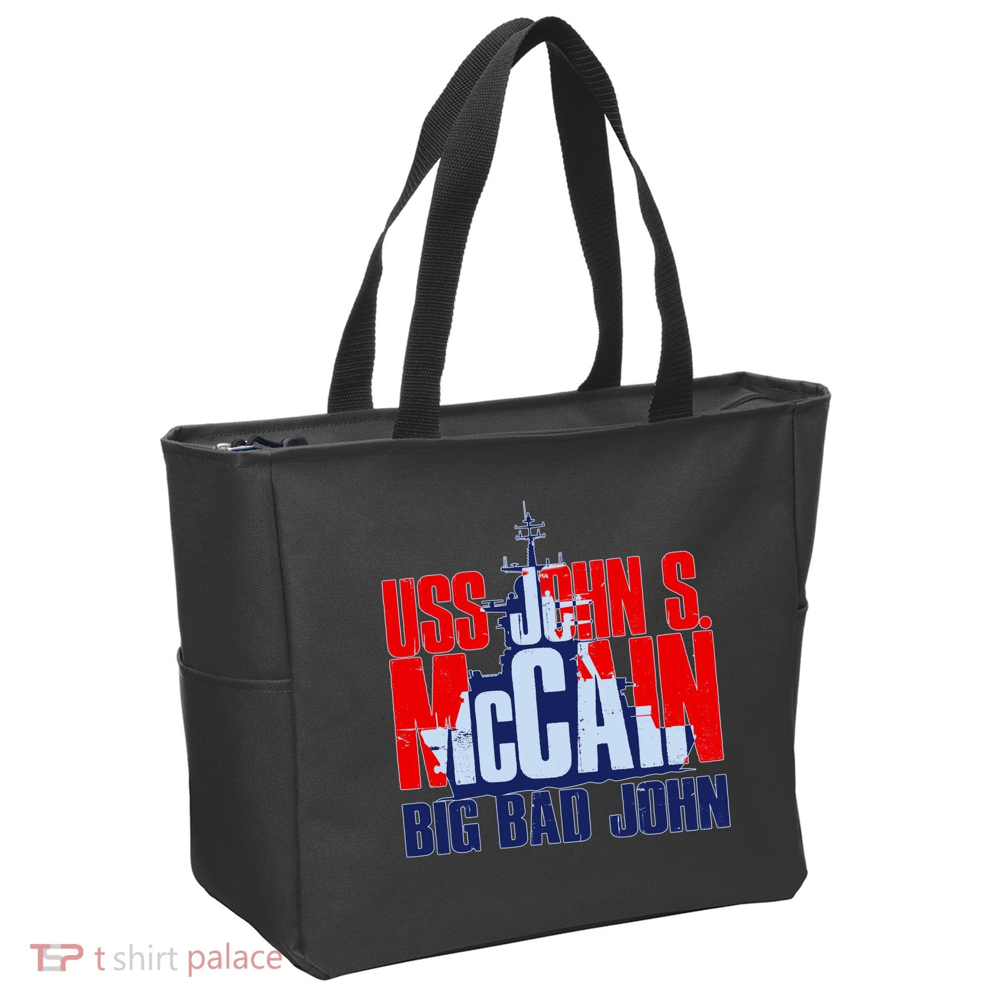 USS John S. McCain Big Bad John Tote Bag