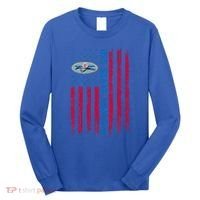 Uss Skate Ssn578 American Flag Submarine Long Sleeve Shirt thumb 0