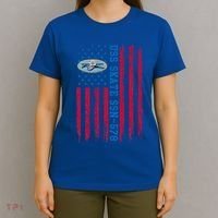 Uss Skate Ssn578 American Flag Submarine T-Shirt thumb 4