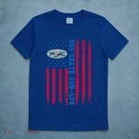 Uss Skate Ssn578 American Flag Submarine T-Shirt thumb 5