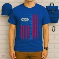 Uss Skate Ssn578 American Flag Submarine T-Shirt thumb 6