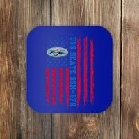Uss Skate Ssn578 American Flag Submarine Coaster thumb 0