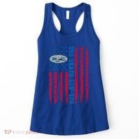 Uss Skate Ssn578 American Flag Submarine Women's Tank Top thumb 0