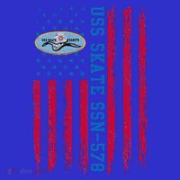Uss Skate Ssn578 American Flag Submarine Baby Bodysuit thumb 2