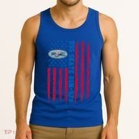 Uss Skate Ssn578 American Flag Submarine Tank Top thumb 3