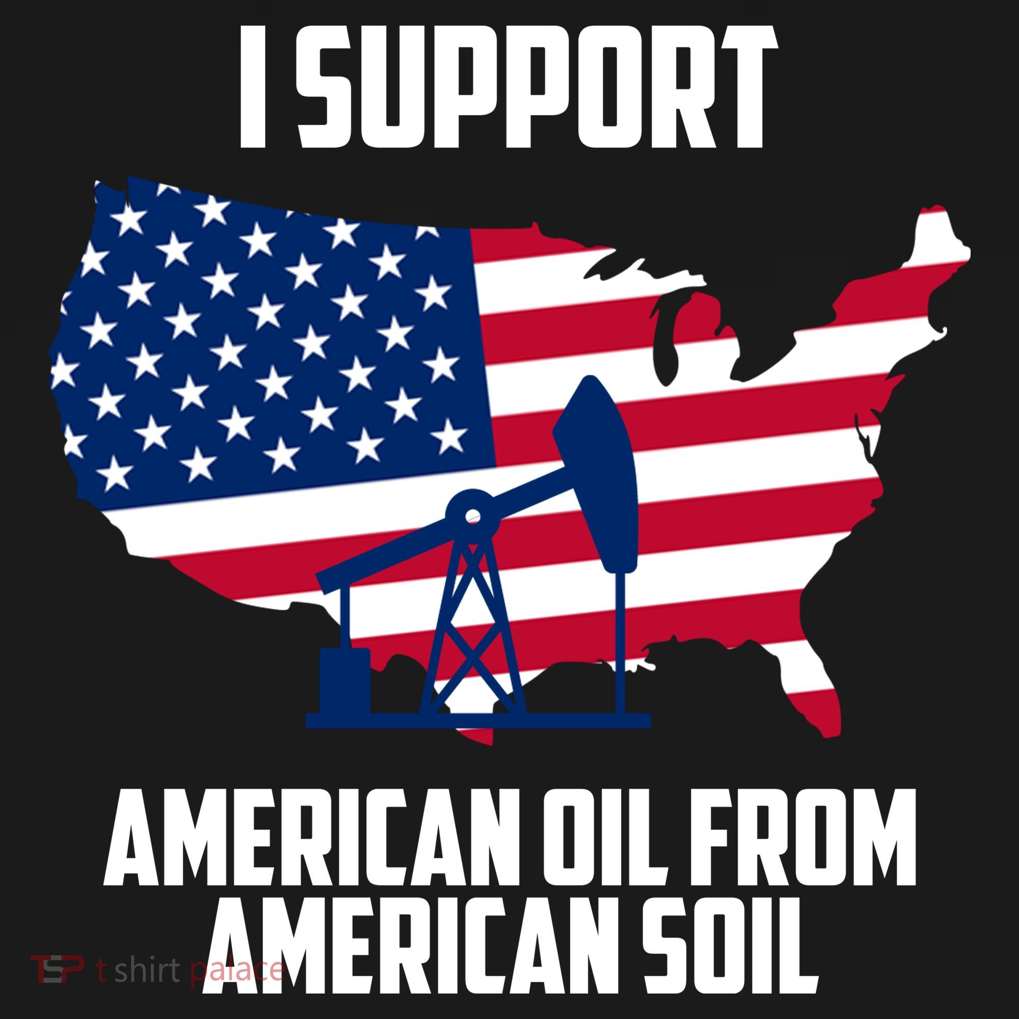 United States Support American Oil From American Soil Backpack