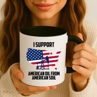 United States Support American Oil From American Soil Coffee Mug thumb 3