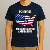United States Support American Oil From American Soil T-Shirt thumb 3
