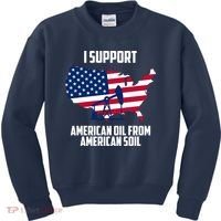 United States Support American Oil From American Soil Kids Sweatshirt thumb 0