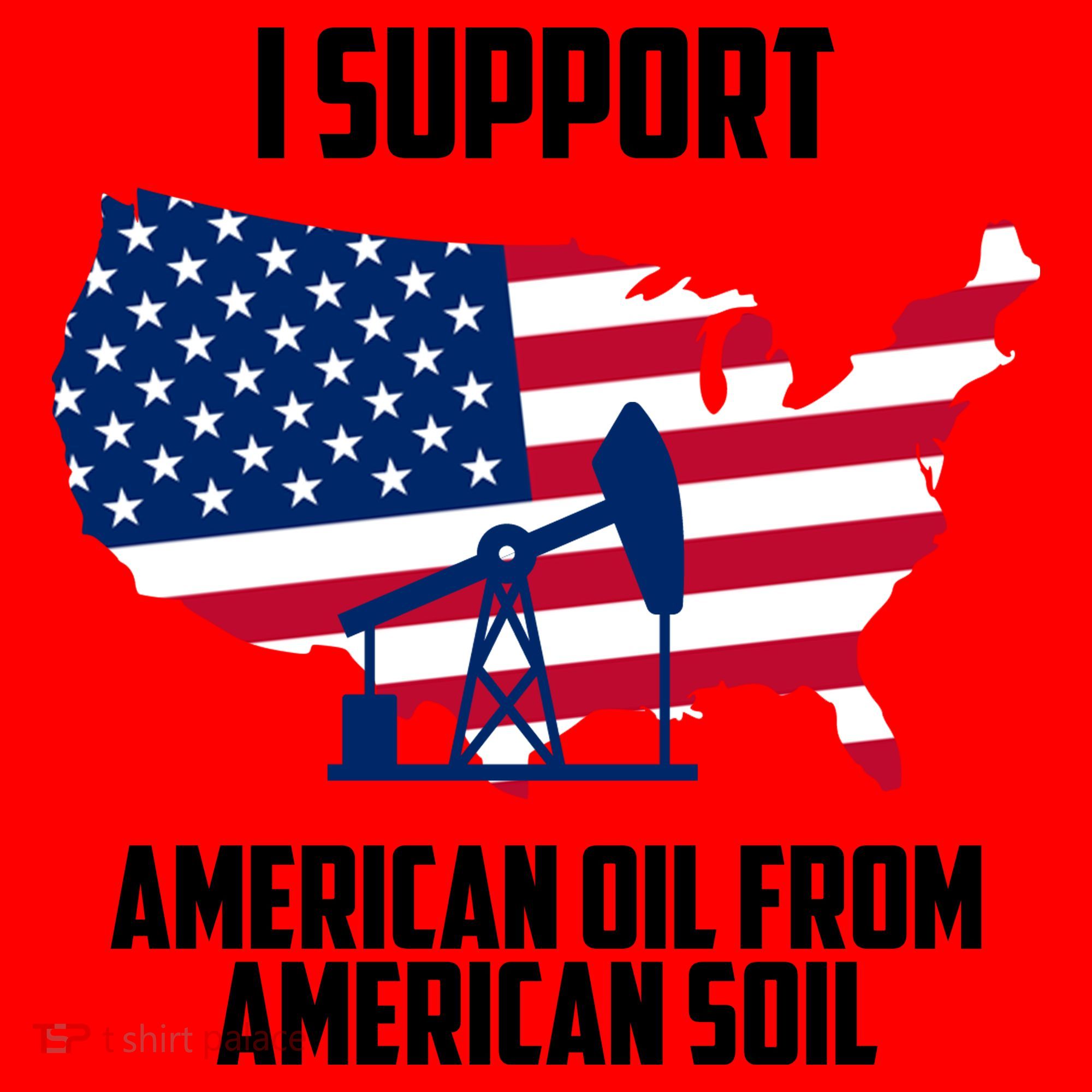United States Support American Oil From American Soil Santa Hat