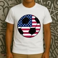 United States Soccer Ball Sport Vintage T-Shirt thumb 3