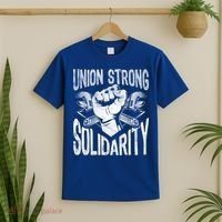 Union Strong Solidarity Labor Day Worker Proud Laborer Gift T-Shirt thumb 2