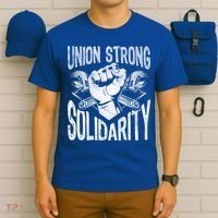 Union Strong Solidarity Labor Day Worker Proud Laborer Gift T-Shirt thumb 6