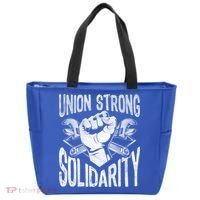 Union Strong Solidarity Labor Day Worker Proud Laborer Gift Tote Bag thumb 0