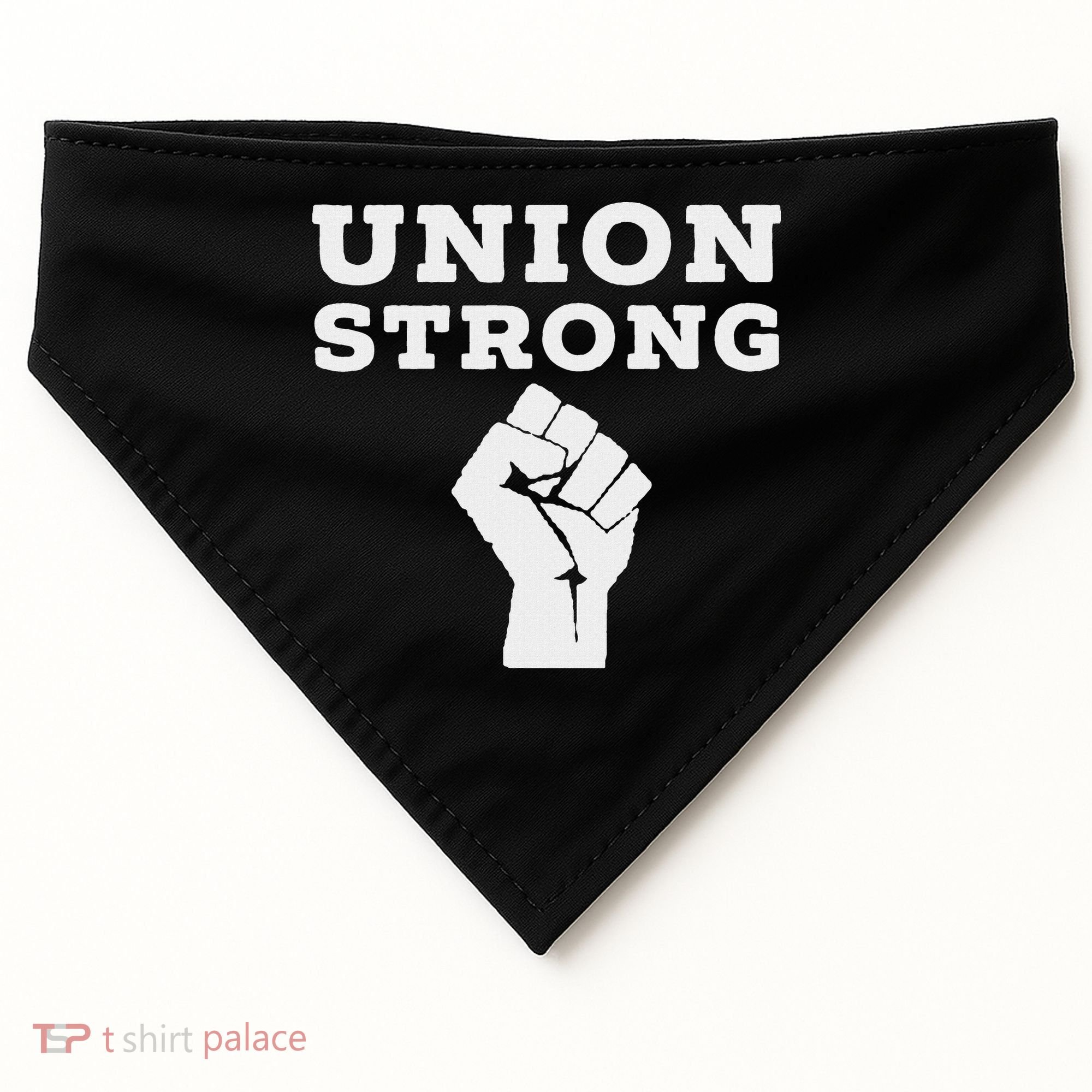 Union Strong Solidarity Fist USA-Made Doggie Bandana