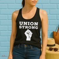 Union Strong Solidarity Fist Women's Tank Top thumb 2