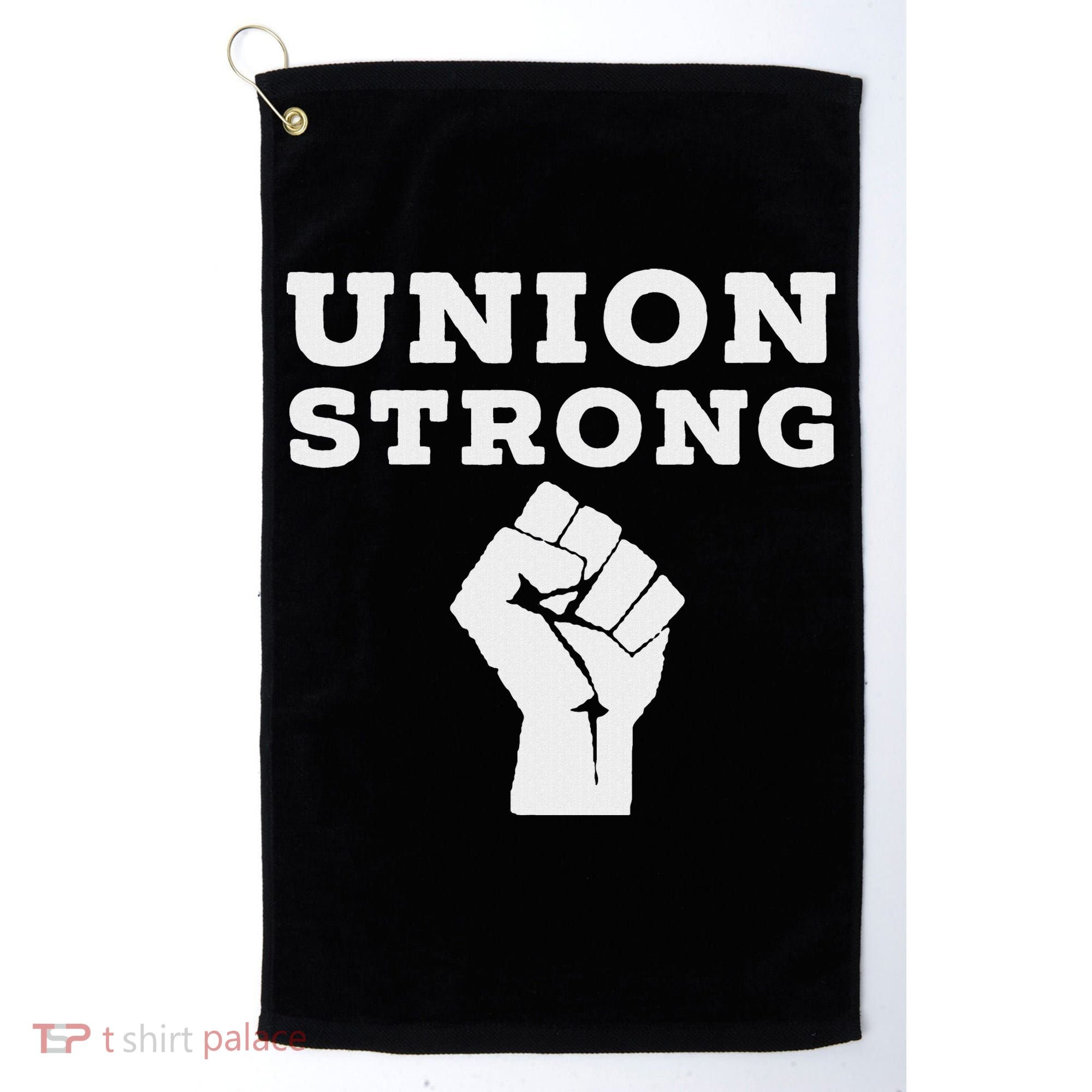 Union Strong Solidarity Fist Golf Towel