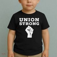 Union Strong Solidarity Fist Toddler T-Shirt thumb 2