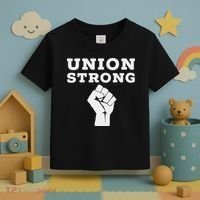 Union Strong Solidarity Fist Toddler T-Shirt thumb 3