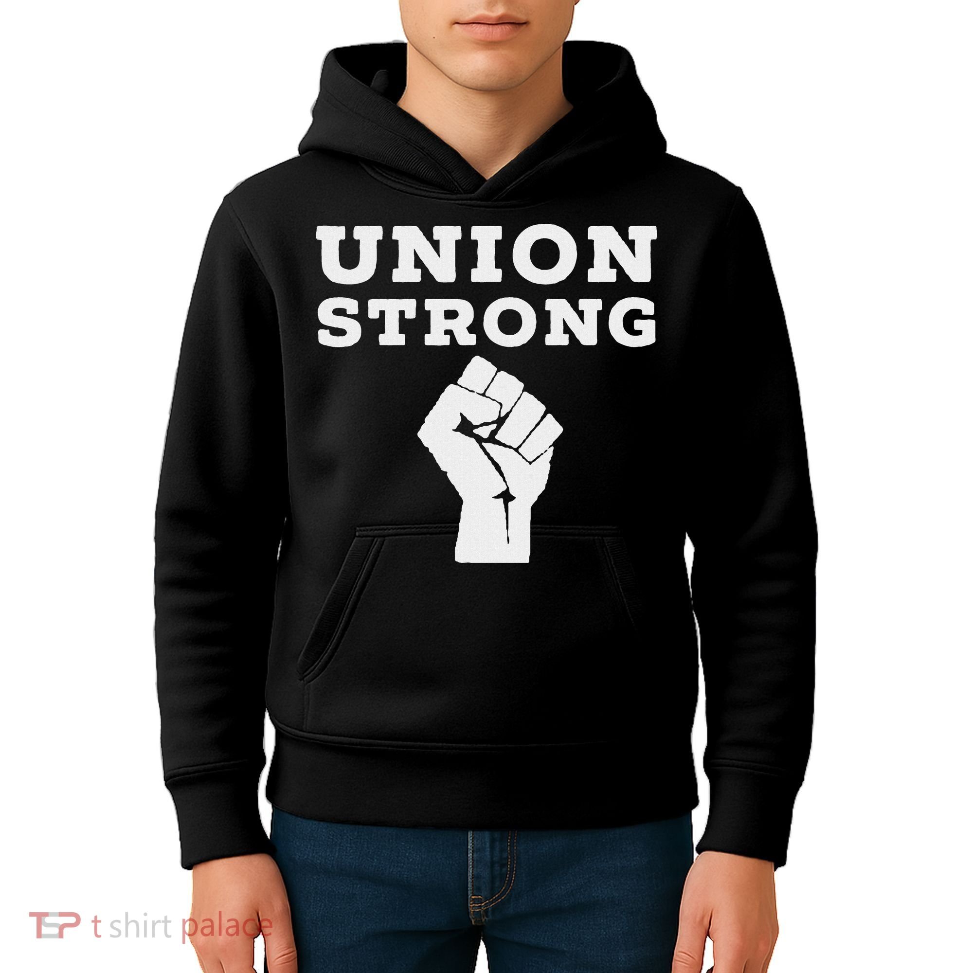 Union Strong Solidarity Fist Kids Hoodie
