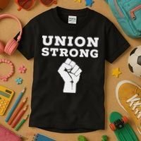 Union Strong Solidarity Fist Kids T-Shirt thumb 3