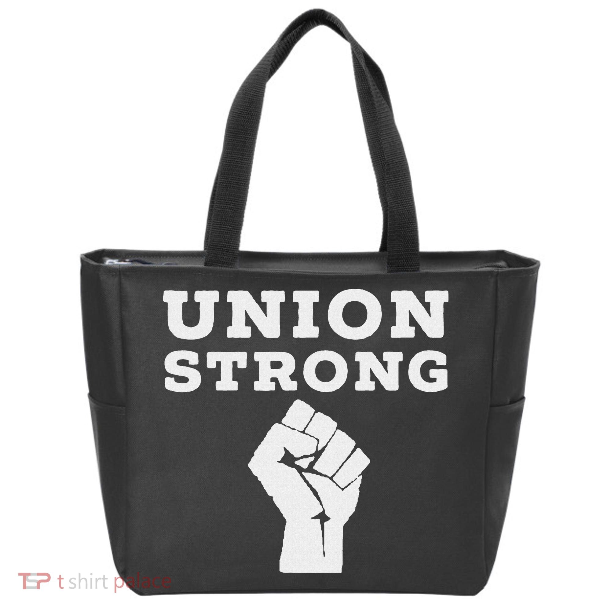 Union Strong Solidarity Fist Tote Bag