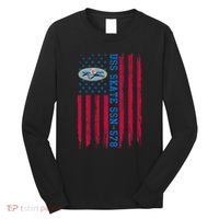 Uss Skate Ssn578 American Flag Submarine Ship Veteran Long Sleeve Shirt thumb 0