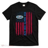 Uss Skate Ssn578 American Flag Submarine Ship Veteran T-Shirt thumb 0