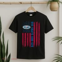 Uss Skate Ssn578 American Flag Submarine Ship Veteran T-Shirt thumb 2