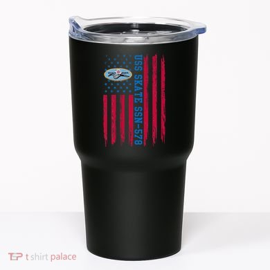Uss Skate Ssn578 American Flag Submarine Ship Veteran Tumbler