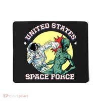 United States Space Force Funny Space Lover & UFO Alien Mousepad thumb 0