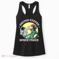 United States Space Force Funny Space Lover & UFO Alien Women's Tank Top thumb 0